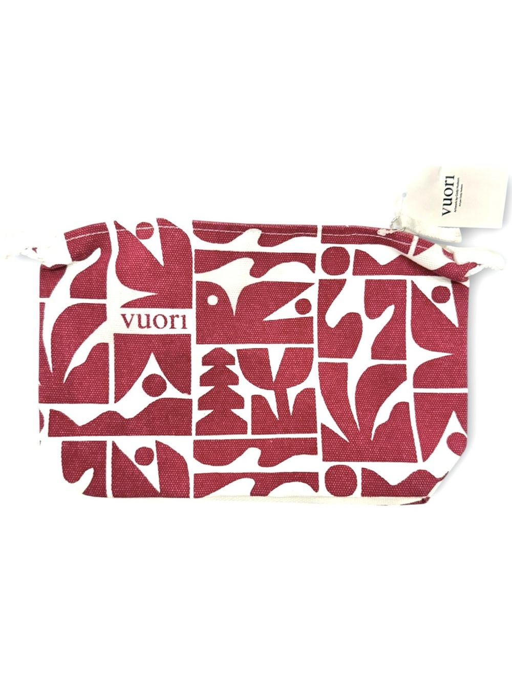 NWT Vuori Limited Edition Canvas Zippered Pouch Bag Cody Hudson